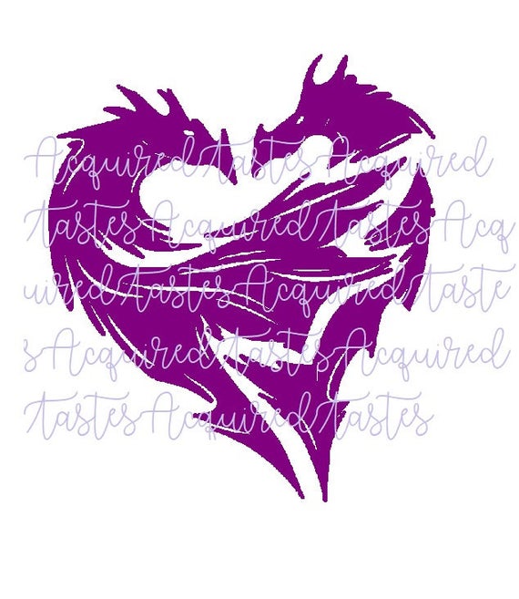 Descendants Inspired Dragon Logo Svg Etsy
