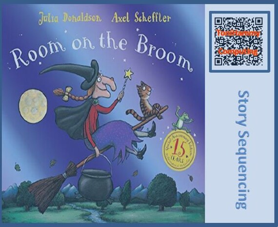 Room On A Broom Sequencing Book Listening Centre Workstation Home School Eal Send Eyfs Ks1 Ks2 Guided Reading