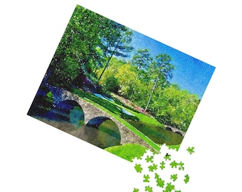 Augusta Amen Corner Golf Jigsaw Puzzle, Fathers Day Gift