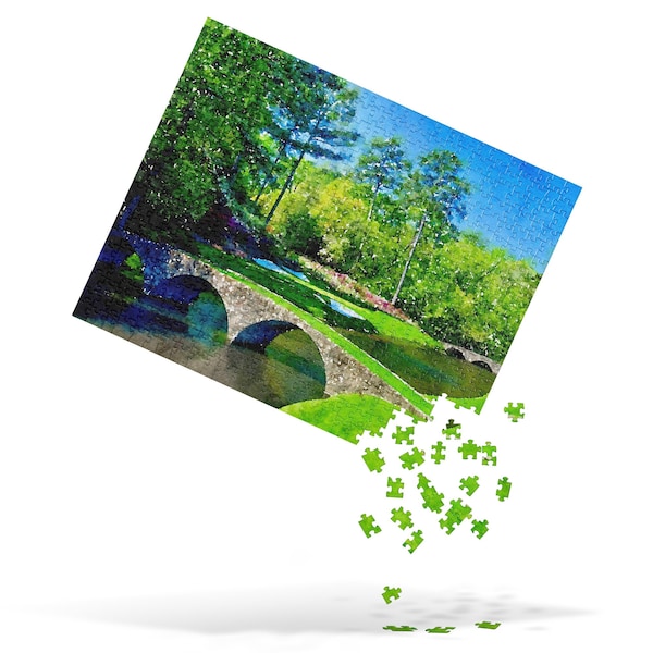 Golf Gifts for Men, Amen Corner Jigsaw Puzzle, Gifts for Dad, Augusta Georgia, Golf Lover Gift, Golf Gifts, Fathers Day Gift