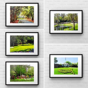 Augusta Nationals  Masters Course, Augusta Georgia, Golf Wall Art, Watercolor Art Print