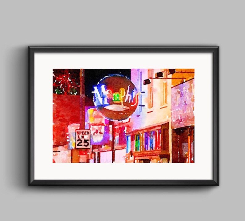 Memphis Gallery Wall Art Prints, Elvis Presley & Graceland (Digital Download) image 2