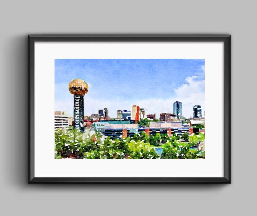 Knoxville Wall Art Knoxville Print Knoxville TN Wall Decor Etsy