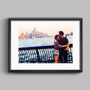 Convert Picture to Painting. Turn Photo into Watercolor Canvas. Turn Photos into Art. Custom Watercolor Print from YOUR Photo. Personalized. image 1