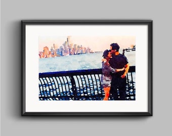 Convert Picture to Painting. Turn Photo into Watercolor Canvas. Turn Photos into Art. Custom Watercolor Print from YOUR Photo. Personalized.