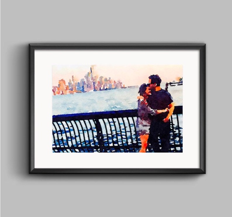 Convert Picture to Painting. Turn Photo into Watercolor Canvas. Turn Photos into Art. Custom Watercolor Print from YOUR Photo. Personalized. image 1