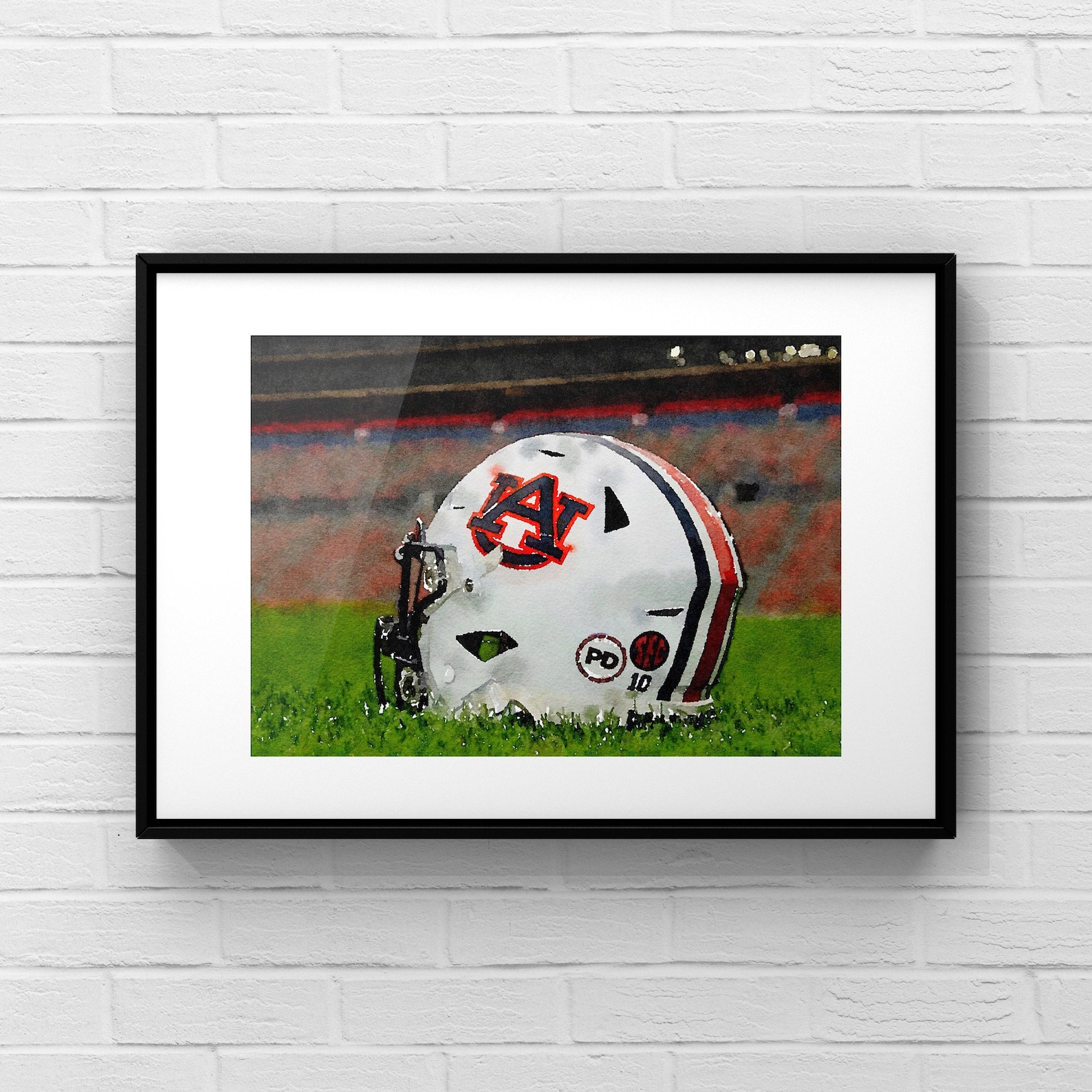 Auburn Wall Art Auburn University Football Auburn Tigers Etsy