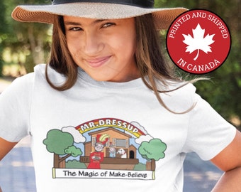 KIds Mr. Dressup Retro cartoon shirt, Unisex kids tshirt, Vintage shirt, Canadian t-shirt, Canada Day