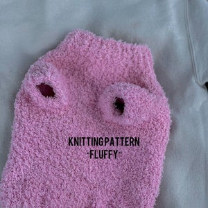 Mönster "Fluffy" Sphynx-tröja, PDF- och videoinstruktioner, Mönster för tröja till katter och små hundar