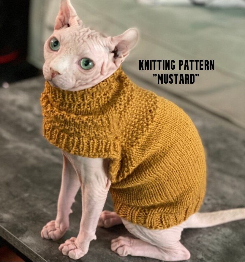 Hairless Cat Crochet Cat Sweater Free Pattern Free Sphynx Cat