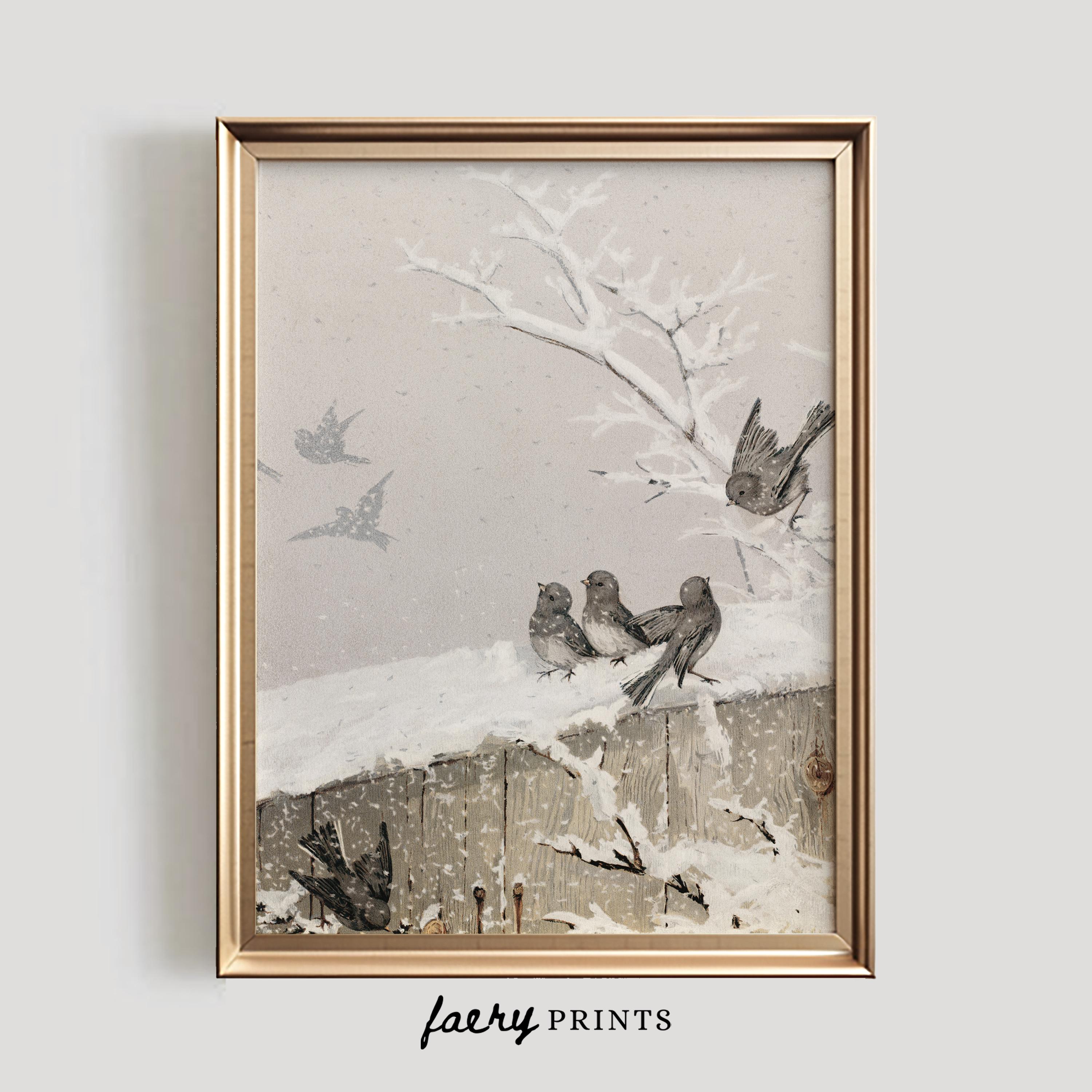 アート・デザイン・音楽 The Birds Didn't Die over the Winter Snow