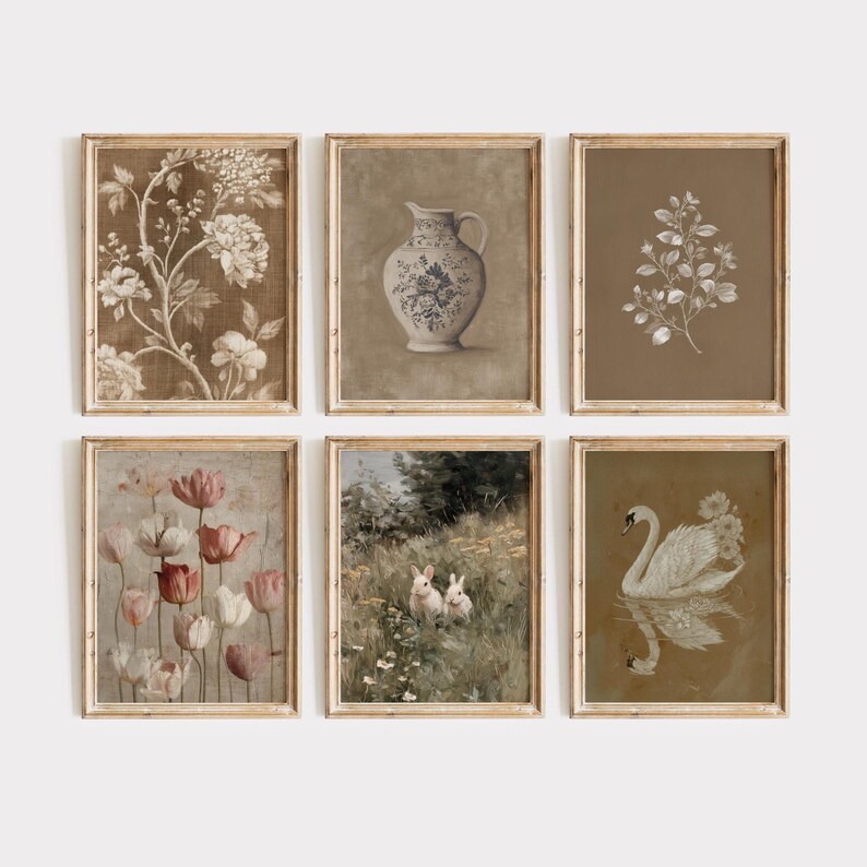 140+ French Country Wall Art: Neutral Cottagecore Print Set, PRINTABLE Vintage Farmhouse Decor (Digital Download) image 2