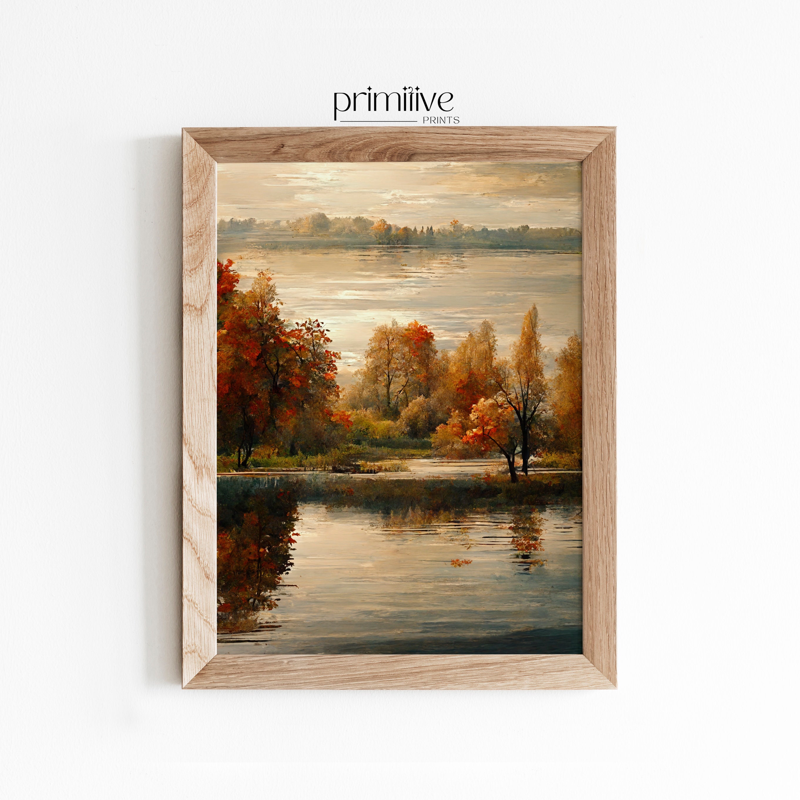 Autumn Landscape Print Fall Foliage Wall Art Autumn Trees - Etsy