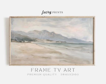 Vintage Küstenlandschaft Gemälde | Samsung Frame TV Art (Digitaler Download)