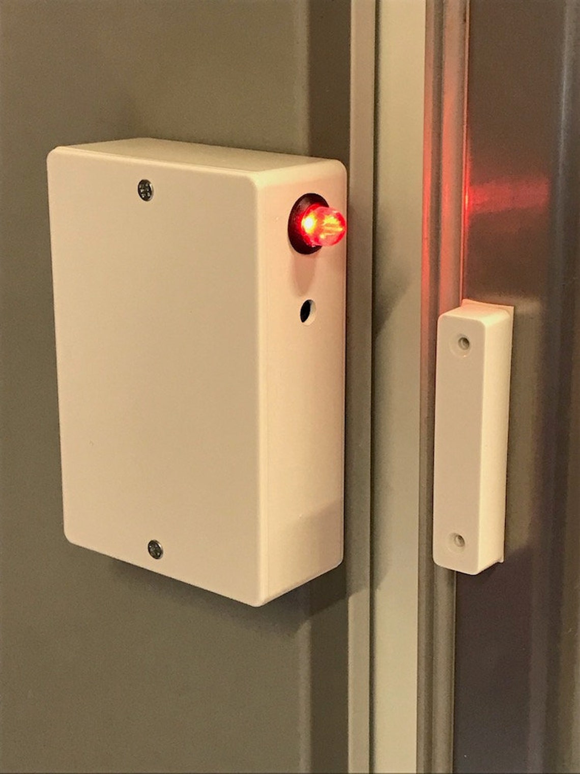 White fridge freezer door alarm with adjustable timedelay & Etsy