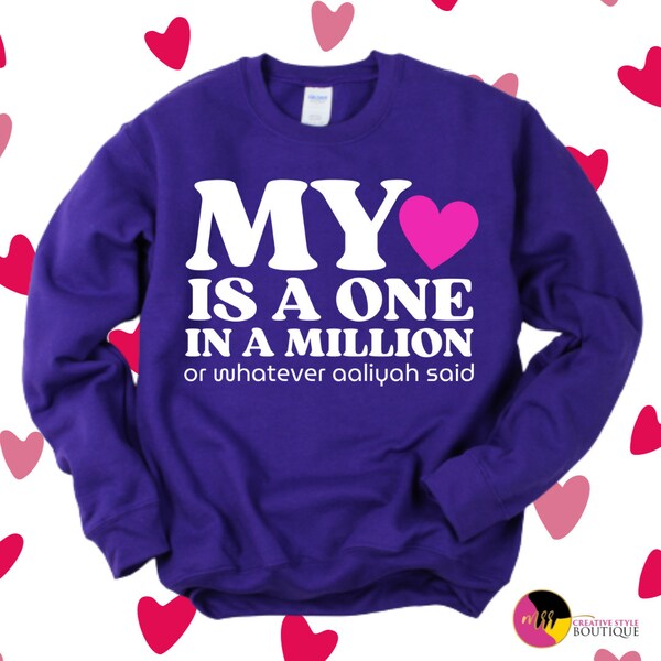 One in a Million, 4 Page Letter, Liyah Black Love,Back and Forth, At Your Best, 90s RnB, Love Song TShirt Hoodie Sweatshirt Pullover