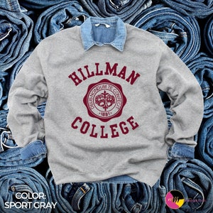 Hillman College, A Different World, College Crest,HBCU Made Homecoming Tee, University Tee, HBCU Grad, HBCU Custom Tshirt Sweatshirt Hoodie