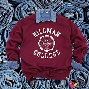 Hillman College, A Different World, College Crest,HBCU Made Homecoming Tee, University Tee, HBCU Grad, HBCU Custom Tshirt Sweatshirt Hoodie