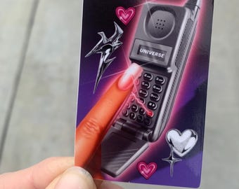 Y2K Manifest Sticker – Ask The Universe For More Vinyl Decal