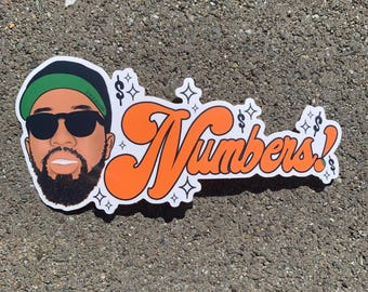 Larry June Sticker-Numbers