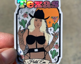 Beyonce Sticker-Texas Hold’ Em