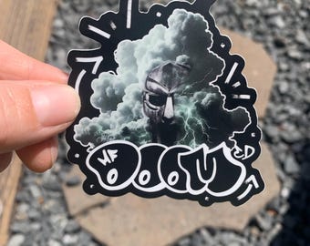MF DOOMED Vinyl Sticker