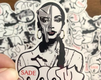 Sade x MF DOOM Mashup Vinyl Sticker
