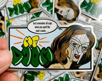 MF DOOM Sticker