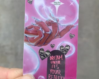 Y2K Money Manifestation Sticker – Dream It Into Reality Vinyl Decal