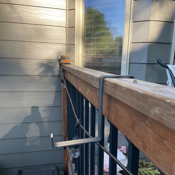 Deck Railing Flower Planter Brackets