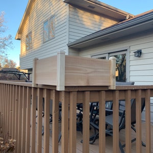Corner Deck Railing Mounted Flower Box
