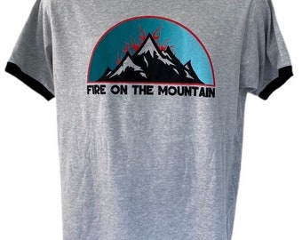 Grateful Dead Inspired Fire on the Mountain T-Shirt
