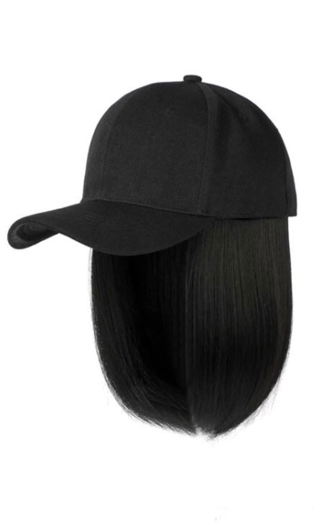 Baseball Cap Wigs Etsy