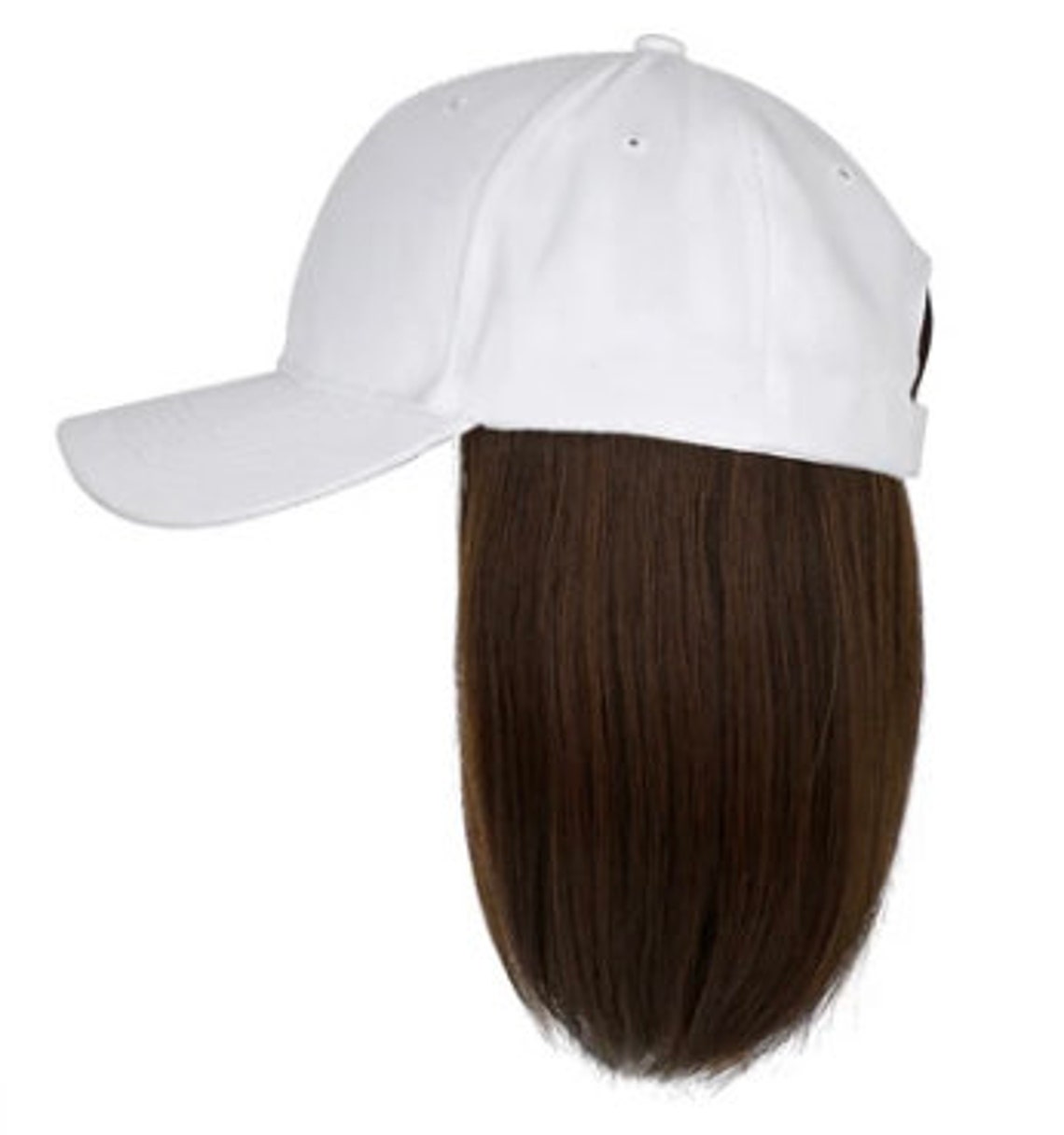 Baseball Cap Wigs Etsy