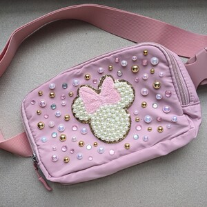 Minnie mouse rose gold fanny pack deals