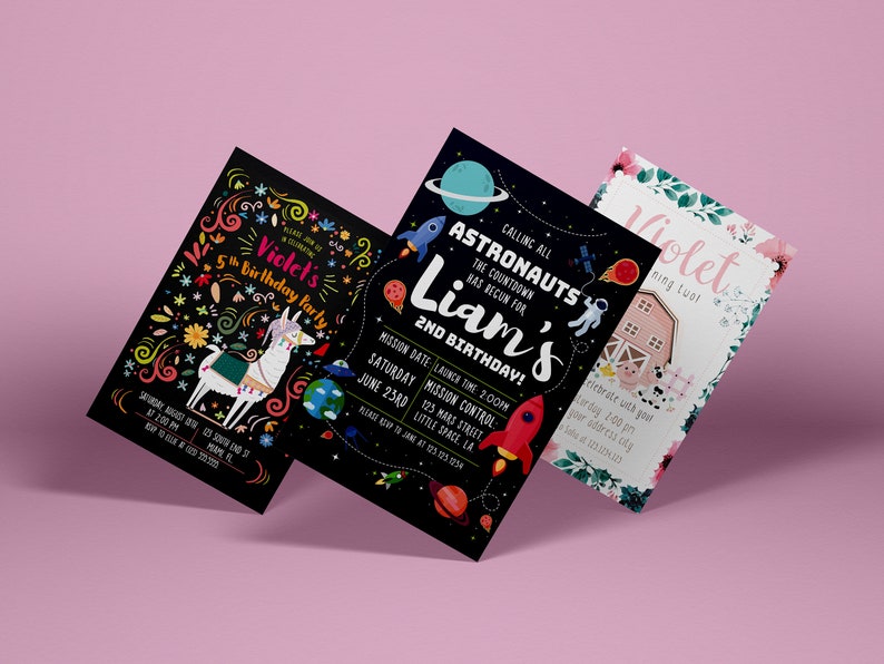 Custom Invitation Design, Personalized Poster (Digital File), New design Made to Order, Customized item image 5