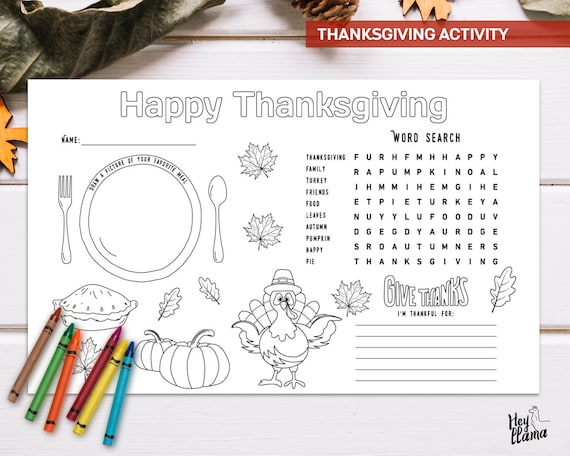 Thanksgiving Activity Sheets - 10 Free PDF Printables | Printablee😶 ...