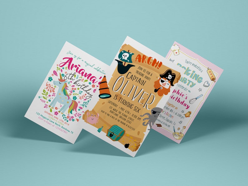 Custom Invitation Design, Personalized Poster (Digital File), New design Made to Order, Customized item image 6