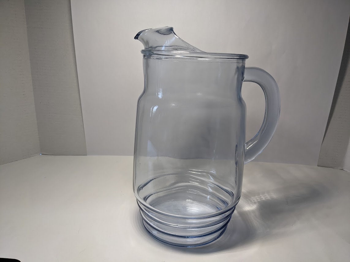 Water Glass Pitcher with Lid Iced Tea Pitcher Water Jug Hot Cold Water Ice  Tea Glasses - China Glassware and Cafetera price