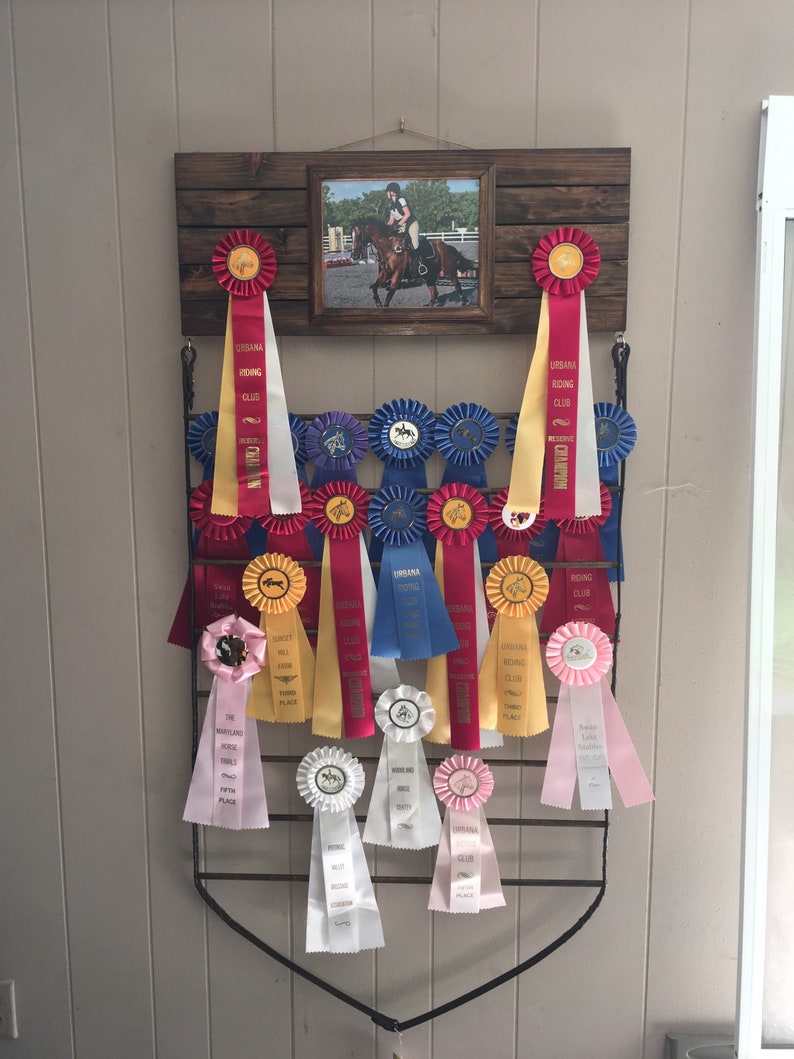 Horse Show Ribbon Display. Etsy Canada
