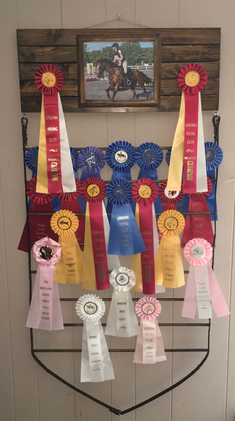 Horse Show Ribbon Display. Etsy Canada