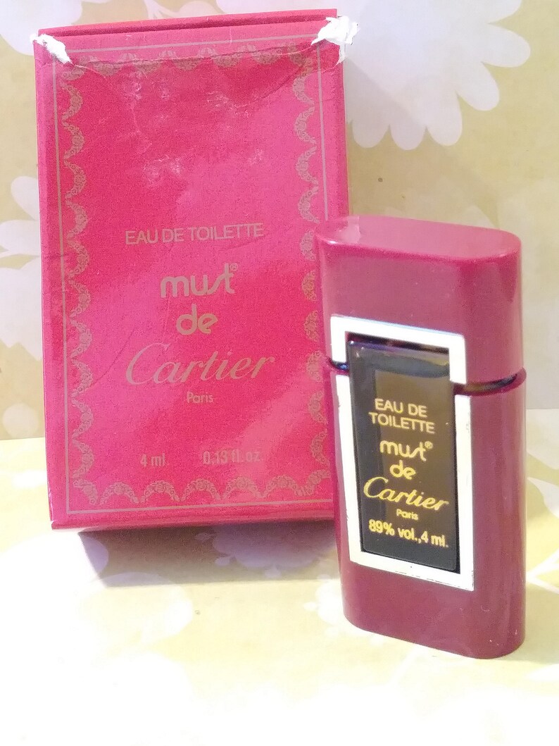Vintage Must De Cartier Edtvintage Perfumevintage Etsy