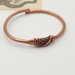 Beautiful Vintage Copper Bangle Bracelet/bracelet/jewelry/copper/copper jewelry/bangle/copper bracelet/arthritis/cuff/adjustable