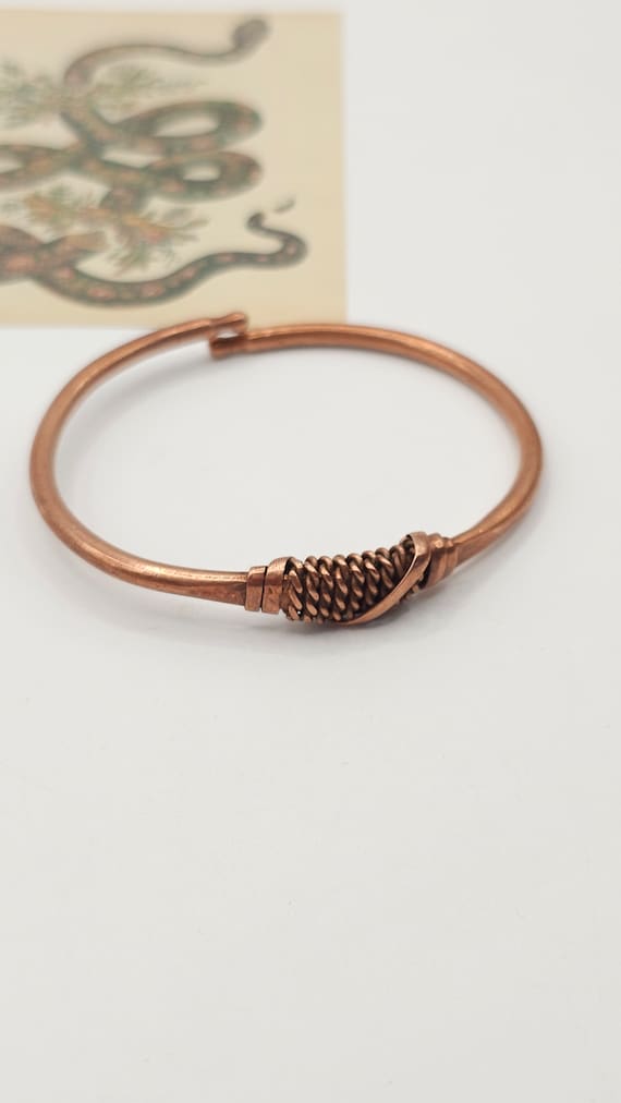 Beautiful Vintage Copper Bangle Bracelet/bracelet… - image 1