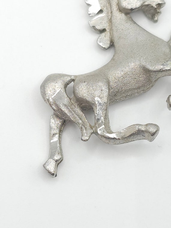 Beautiful Vintage Sterling Unicorn Charm Pendant/… - image 3