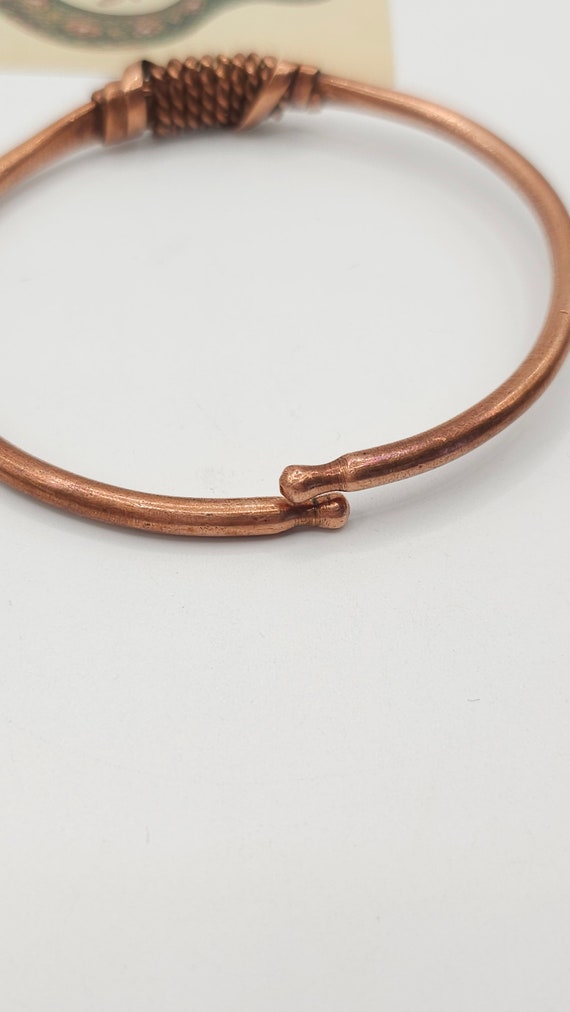 Beautiful Vintage Copper Bangle Bracelet/bracelet… - image 5