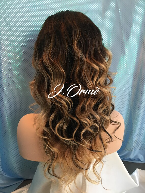 Gorgeous 100 Brazilian Body Wave Human Hair Balayage Ombre Lace Front Closure Wig Human Hair Wig Dark Roots 1b 4 27 Human Hair Wig