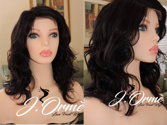 Lovely 100 Brazilian Body Wave Human Hair Lace Front Closure Etsy