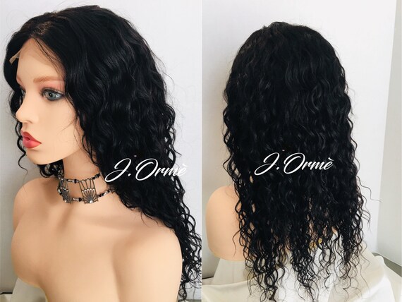 Gorgeous Wet N Wavy 100 Human Hair Lace Front Wig 4x4 Closure Etsy