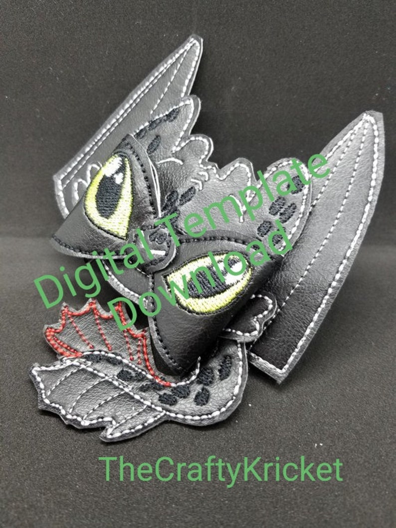 Digital template Night Dragon Bow